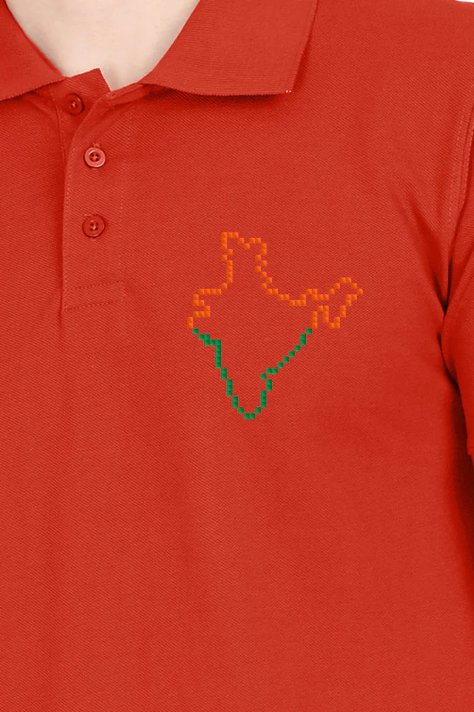 India Map T-Shirt for Men – Minimalist Patriotic Design